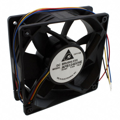 AFB1248VHE-T9LN by Delta Electronics - FAN AXIAL 120X38MM 48VDC WIRE