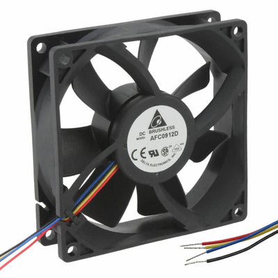 AFC0912D-AF00 by Delta Electronics - FAN AXIAL 92X25.4MM 12VDC WIRE