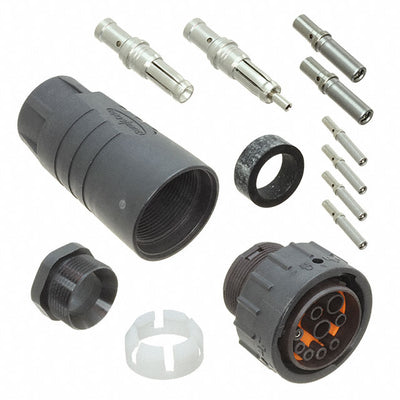 AHDP06-24-91S-BS1-K10M by Amphenol Sine Systems Corp - CONNECTOR PLUG FMALE 9P NICKEL CRIMP
