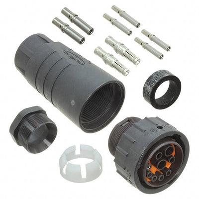 AHDP06-24-91S-BS1-K06M by Amphenol Sine Systems Corp - CONNECTOR PLUG FMALE 9P NICKEL CRIMP