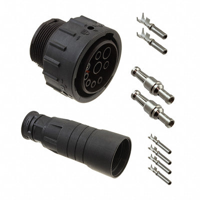 AHDP06-24-91S-BS2-K06X by Amphenol Sine Systems Corp - CONNECTOR PLUG FMALE 9P NICKEL CRIMP