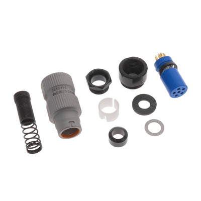 AJ-166/14-5 by Amphenol NEXUS Technologies - CONNECTOR JACK MALE 6P GOLD SLDR CUP