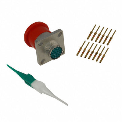 AL00FD11-35P(IP) by Amphenol Industrial Operations - CONNECTOR RECPT MALE 13POS GOLD CRIMP