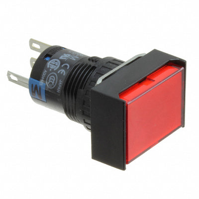 AL6H-M14P-R by IDEC - 16MM PUSHBUTTON ILLUMINATED