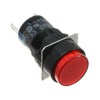 AL6M-P4P-R by IDEC - 16MM PILOT LIGHT RED