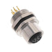 ALBKF12-FMBR8-S0 by Altech Corporation - BULKHEAD CONN. M12 FRONT MT. 8-P