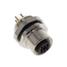 ALBKF12-FPBR4-S0 by Altech Corporation - BULKHEAD CONN. M12 FRONT MT. 4-P