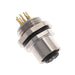 ALBKF12-FPBR8-S0 by Altech Corporation - BULKHEAD CONN. M12 FRONT MT. 8-P