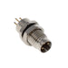 ALBKM08-RM8BR3-S0 by Altech Corporation - BULKHEAD CONN. M8 FRONT MT. 3-PO