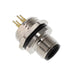 ALBKM12-FMBR4-S0 by Altech Corporation - BULKHEAD CONN. M12 FRONT MT. 4-P
