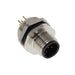 ALBKM12-FMBR5-S0 by Altech Corporation - BULKHEAD CONN. M12 FRONT MT. 5-P