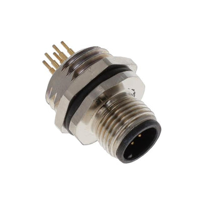 ALBKM12-FMBR8-S0 by Altech Corporation - BULKHEAD CONN. M12 FRONT MT. 8-P