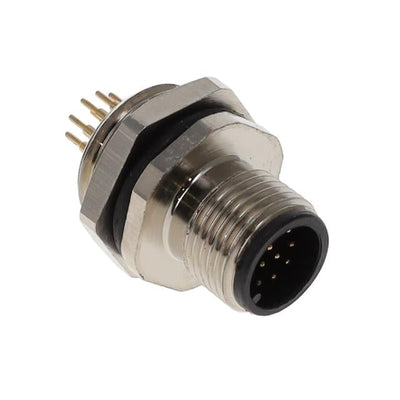 ALBKM12-FPBR12-S0 by Altech Corporation - BULKHEAD CONN. M12 FRONT MT. 12-