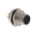 ALBKM12-FPBR4-S0 by Altech Corporation - BULKHEAD CONN. M12 FRONT MT. 4-P