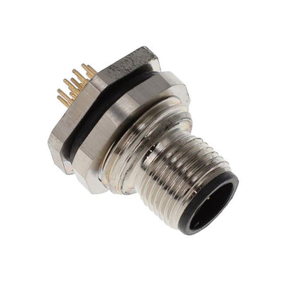 ALBKM12-RMBR12-S0 by Altech Corporation - BULKHEAD CONN. M12 REAR MT. 12-P