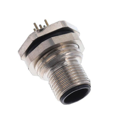 ALBKM12-RMBR5-S0 by Altech Corporation - BULKHEAD CONN. M12 REAR MT. 5-PO