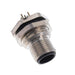 ALBKM12-RMBR5-S0 by Altech Corporation - BULKHEAD CONN. M12 REAR MT. 5-PO