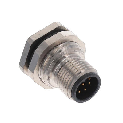 ALBKM12-RMBR8-S0 by Altech Corporation - BULKHEAD CONN. M12 REAR MT. 8-PO