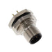 ALBKM12-RPBR4-S0 by Altech Corporation - BULKHEAD CONN. M12 REAR MT. 4-PO