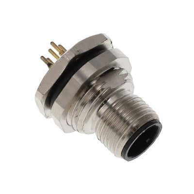 ALBKM12-RPBR5-S0 by Altech Corporation - BULKHEAD CONN. M12 REAR MT. 5-PO