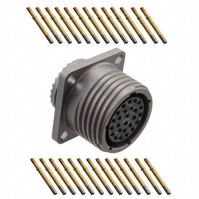 ALM00F17-26S(072) by Amphenol Industrial Operations - CONNECTOR RECPT FMALE 26POS GOLD CRIMP