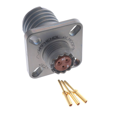 ALM00F9-98P(072) by Amphenol Industrial Operations - CONNECTOR RECPT MALE 3POS GOLD CRIMP