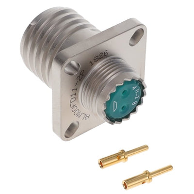 ALM00FD11-2P by Amphenol Industrial Operations - CONNECTOR RECPT MALE 2POS GOLD CRIMP