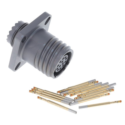 ALM00FD11-35S(072) by Amphenol Industrial Operations - CONNECTOR RECPT FMALE 13POS GOLD CRIMP