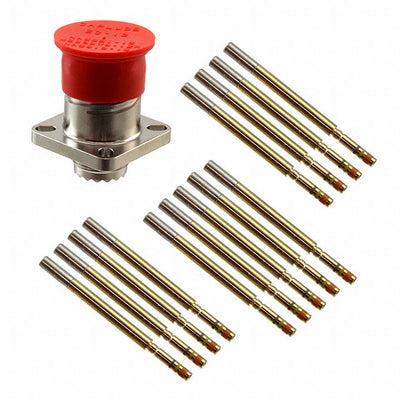 ALM00FD11-35S by Amphenol Industrial Operations - CONNECTOR RECPT FMALE 13POS GOLD CRIMP