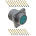 ALM00FD15-19S(072) by Amphenol Industrial Operations - CONNECTOR RECPT FMALE 19POS GOLD CRIMP