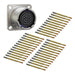 ALM00FD15-35S(072) by Amphenol Industrial Operations - CONNECTOR RECPT FMALE 37POS GOLD CRIMP
