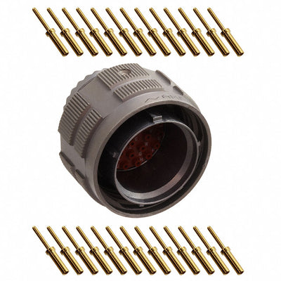 ALM06F17-26P(072) by Amphenol Industrial Operations - CONNECTOR PLUG MALE 26POS GOLD CRIMP