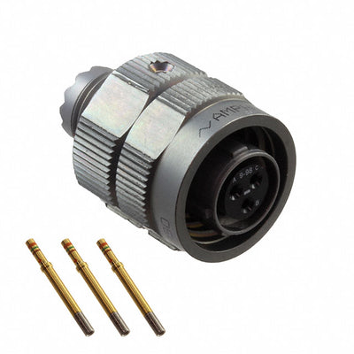 ALM06F9-98S(072) by Amphenol Industrial Operations - CONNECTOR PLUG FMALE 3POS GOLD CRIMP