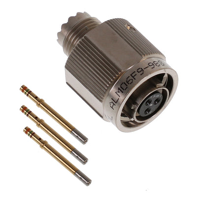 ALM06F9-98S by Amphenol Industrial Operations - CONNECTOR PLUG FMALE 3POS GOLD CRIMP