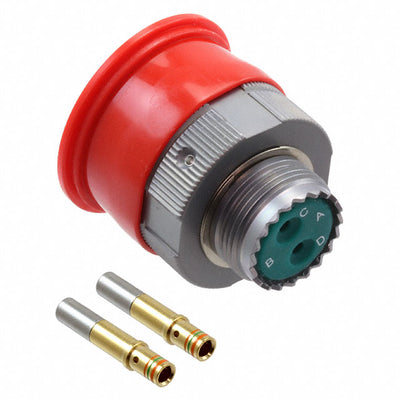 ALM06FD13-71S(072) by Amphenol Industrial Operations - CONNECTOR PLUG FMALE 2POS GOLD CRIMP