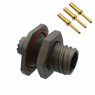 ALM07F9-98P(072) by Amphenol Industrial Operations - CONNECTOR RECPT MALE 3POS GOLD CRIMP