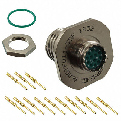ALM07FD11-35P by Amphenol Industrial Operations - CONNECTOR RECPT MALE 13POS GOLD CRIMP
