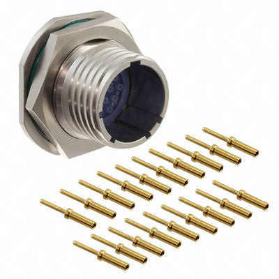 ALM07FD15-19P by Amphenol Industrial Operations - CONNECTOR RECPT MALE 19POS GOLD CRIMP