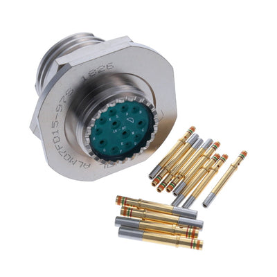 ALM07FD15-97S by Amphenol Industrial Operations - CONNECTOR RECPT FMALE 12POS GOLD CRIMP