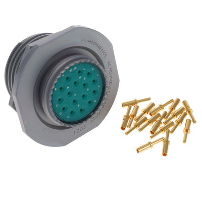 ALM07FD21-16P(072) by Amphenol Industrial Operations - CONNECTOR RECPT MALE 16POS GOLD CRIMP