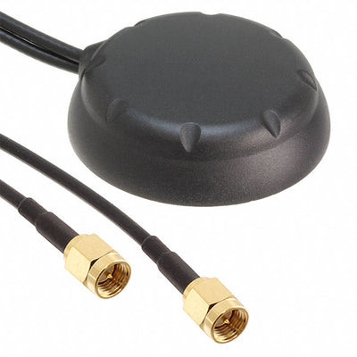 ALPHA7/3M/SMAM/SMAM/S/S/11 by Siretta Ltd - RF ANT 900MHZ/1.575GHZ PUCK SMA