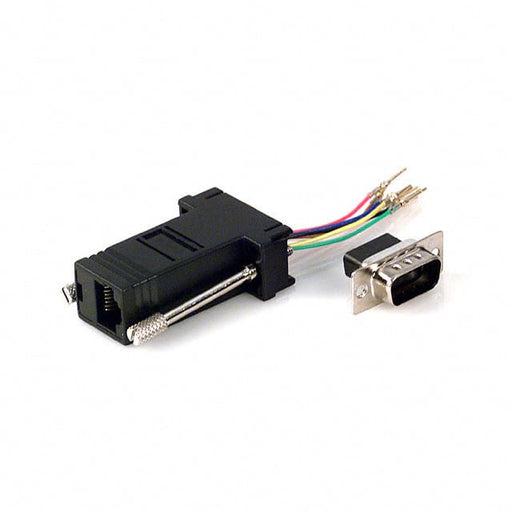 AMK-0000 by CUI Devices - ADAPT DB9M TO RJ45 JACK BLACK