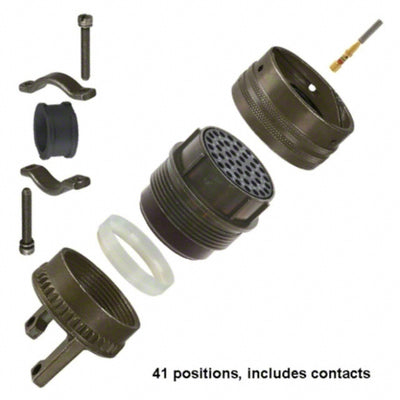 MS3126F-20-41S by Amphenol Industrial Operations - CONNECTOR PLUG FMALE 41POS GOLD CRIMP