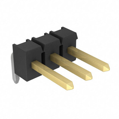 5-104348-1 by TE Connectivity AMP Connectors - CONNECTOR HEADER R/A 3POS 2.54MM