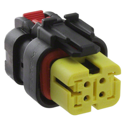 776524-3 by TE Connectivity Deutsch Connectors - CONNECTOR PLUG HSG 4POS 4.50MM