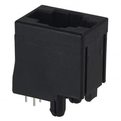 5558872-1 by TE Connectivity AMP Connectors - CONNECTOR MOD JACK 4P4C VERT UNSHLD
