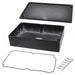 AN-1307-AB by Bud Industries - BOX ALUM BLACK 8.764""L X 5.758""W