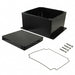AN-2810-AB by Bud Industries - BOX ALUM BLACK 6.250""L X 6.250""W