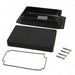 AN-2863-AB by Bud Industries - BOX ALUM BLACK 4.920""L X 3.150""W