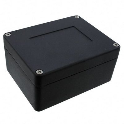 AN-2901 by Bud Industries - BOX ALUM BLACK 4.540""L X 3.880""W